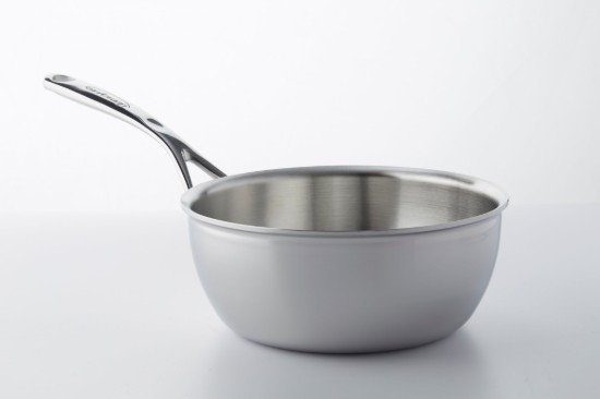 Kúpos serpenyő, sütéshez, 7 rétegű, 24 cm/3,3 l, Atlantis sorozat, rozsdamentes acél - Demeyere