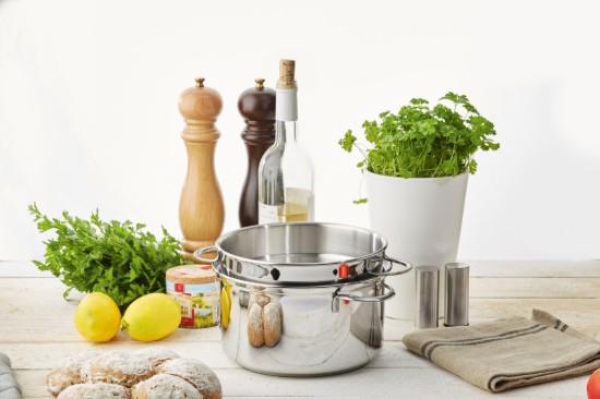 Fazék kagylóhoz, 20 cm/3 l, a Specialties termékcsaládból, rozsdamentes acél - Demeyere