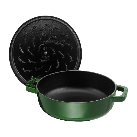 Staub Chistera lábas, öntöttvas, 28 cm, Basil