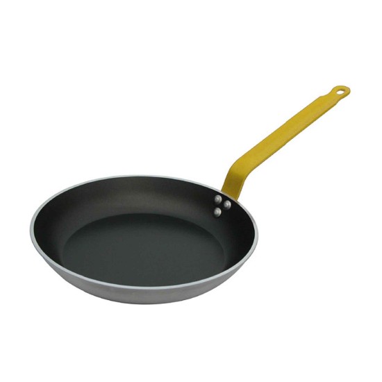 de Buyer - 28 cm-es "Choc Resto Induction" tapadásmentes serpenyő, Sárga nyéllel