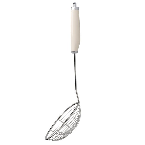 Pókháló alakú szűrő, rozsdamentes acél, 35,5 cm, "Almond Cream" szín - KitchenAid márka