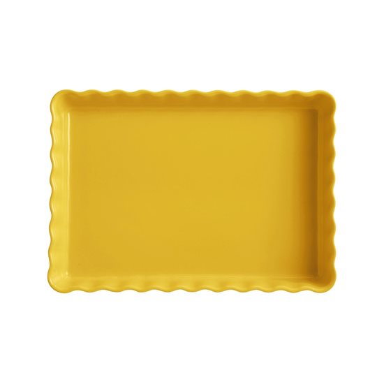 Emile Henry Kerámia pitesütő tál 33,5 x 24 cm/1.9 l, Provence yellow