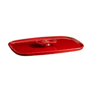 Emile Henry - 30,5 x 22,5 cm - es  sütőtál  fedő, Burgundy, 9652 sütőtál modelhez