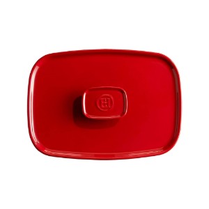 Emile Henry - 30,5 x 22 cm - es  sütőtál  fedő, Burgundy, 9652 sütőtál modelhez