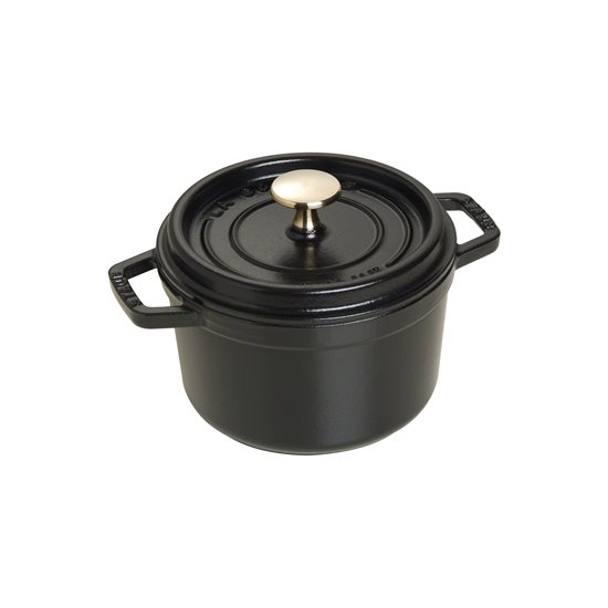 Staub cocotte fazék 16 cm / 1,2 l, Black Matte