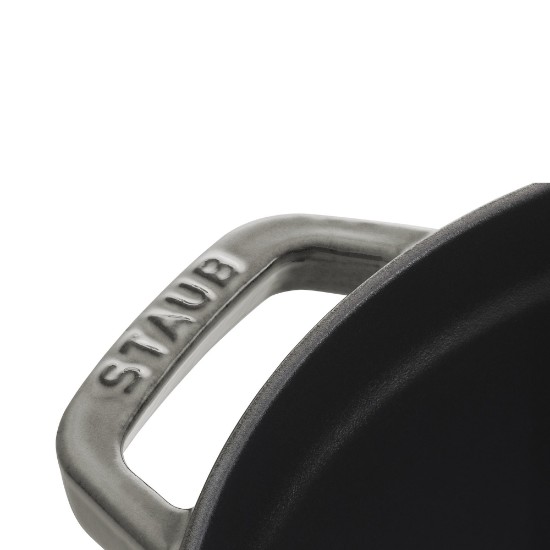 Staub ~ 20 cm / 2,2 literes, Graphite Grey Cocotte öntöttvas főzőedény