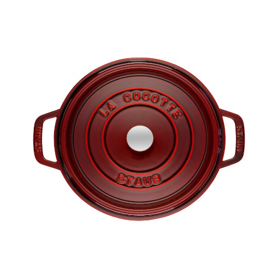 Staub - Cocotte fazék, öntöttvas, 24 cm/3,8L, Grenadine 