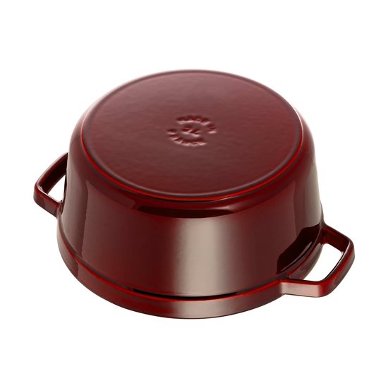 Staub cocotte fazék, öntöttvas, 26 cm/5,2 l, Grenadine