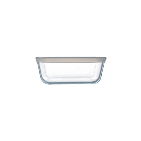 "Cook & Freeze" négyzet alakú ételtartó, hőálló üvegből, 2 l, műanyag tetővel - Pyrex