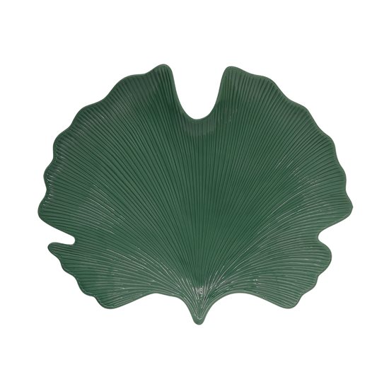 Nuova R2S - 35 x 29 cm - es "Trópusi zöld levelek" porcelán tálca