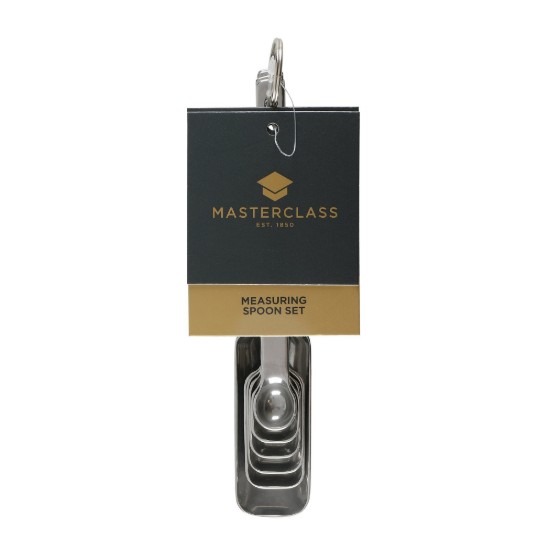 Kitchen Craft 6 darabos mérőkanál készlet, rozsdamentes acél, “MasterClass”