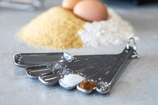 Kitchen Craft 6 darabos mérőkanál készlet, rozsdamentes acél, “MasterClass”