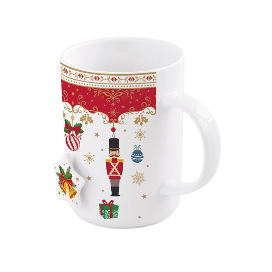 Nuova R2S - 370 ml -es  "CHRISTMAS ORNAMENTS" porcelán bögre