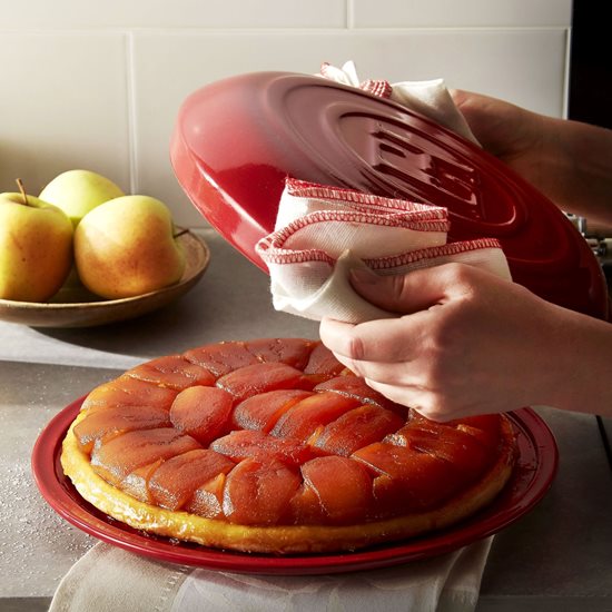 Emile Henry - Tarte Tatin készlet, kerámiá, 28 cm, Burgundy