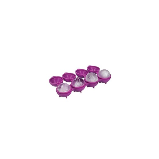 Gömb alakú jégforma, 21,5 × 7 × 4 cm, szilikon, lila – Kitchen Craft