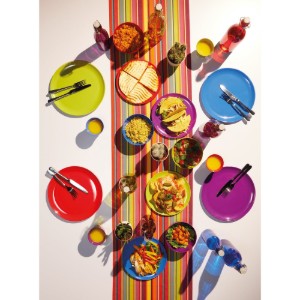 Colourworks Készlet 4 melamin lemez, 28 cm