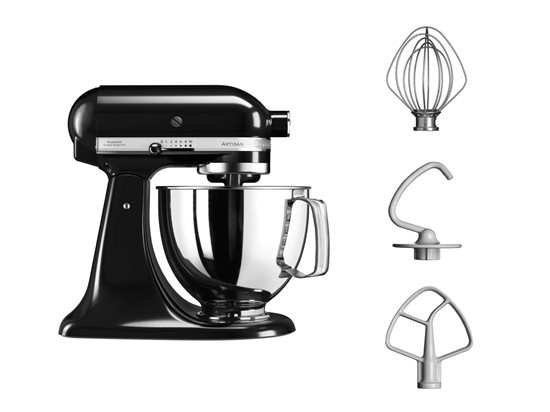 KitchenAid - Artisan Robotgép, 4.8L, 125-ös modell, Onyx Black 