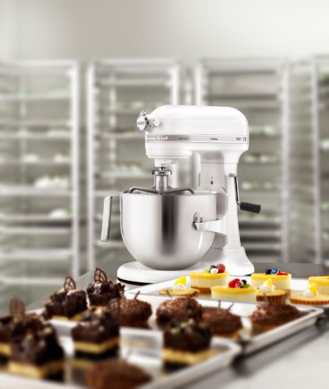 KitchenAid - 6,9 literes nagy teherbírású - Heavy Duty; White (Fehér) - konyhai keverő 