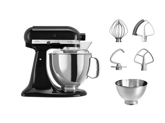 KitchenAid - Artisan Robotgép, 4.8L, 175-ös modell, Onyx Black