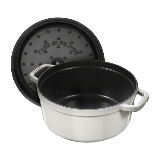 Staub - Cocotte fazék, öntöttvas, 28cm/6,7L, White Truffle 