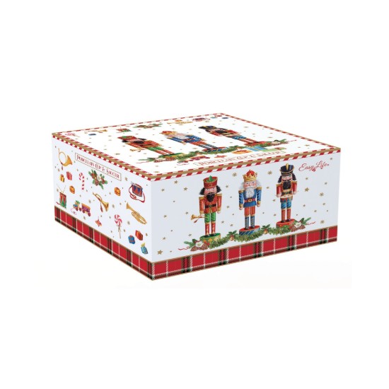 Nuova R2S - 250 ml -es "Vintage Christmas" zöld porcelán csésze - csészealjjal