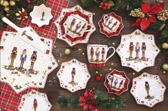 Nuova R2S - 100 ml -es "VINTAGE NUTCRACKER" 2 db-os porcelán kávéscsésze - csészalj készlet