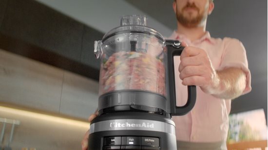 KitchenAid - 2,1 literes / 250 W -os -  Matte Black - Konyhai robotgép