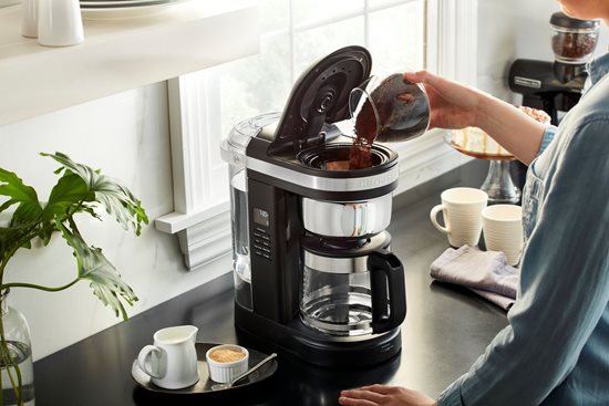 KitchenAid - 1,7 L / 1100 W - Onyx Black - Programozható kávéfőző