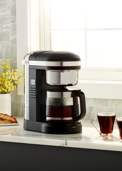 KitchenAid - 1,7 L / 1100 W - Onyx Black - Programozható kávéfőző