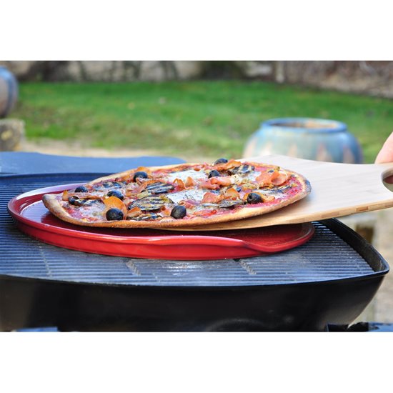 Emile Henry - Pizza tepsi, 40 cm, Burgundy