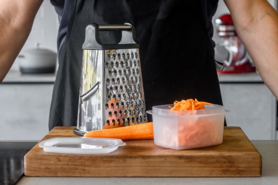 Kitchen Craft reszelő 23 cm, tartállyal, rozsdamentes acél, “MasterClass”