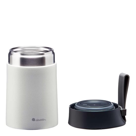 "Bisztró" vákuumzáras tartály rozsdamentes acélból, 400 ml, Stone Grey - Aladdin