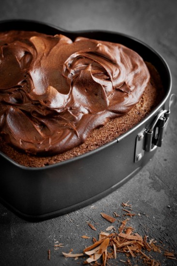 MasterClass - Sütőforma, szív alakú, 23 cm, acél