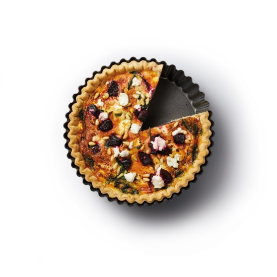 Kitchen Craft lepény sütő tepsi, 25 cm, acél, "MasterClass"