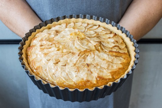 Kitchen Craft lepény sütő tepsi, 25 cm, acél, "MasterClass"