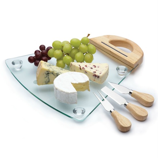 Kitchen Craft 4 darabos sajttálaló készlet
