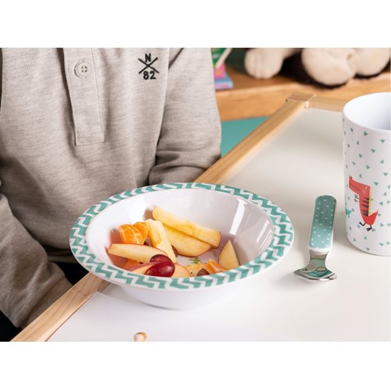 Gyerektál 16,5 cm "Hungrysaurus", melaminból készült - Kitchen Craft
