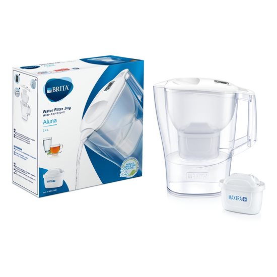 BRITA Aluna Cool 2.4 L-es vízszűrő kancsó, Maxtra+, fehér