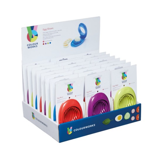 Colourworks tojásszeletelő, műanyag
