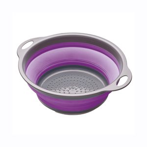 Kitchen Craft összecsukható szűrő 24 cm, lila