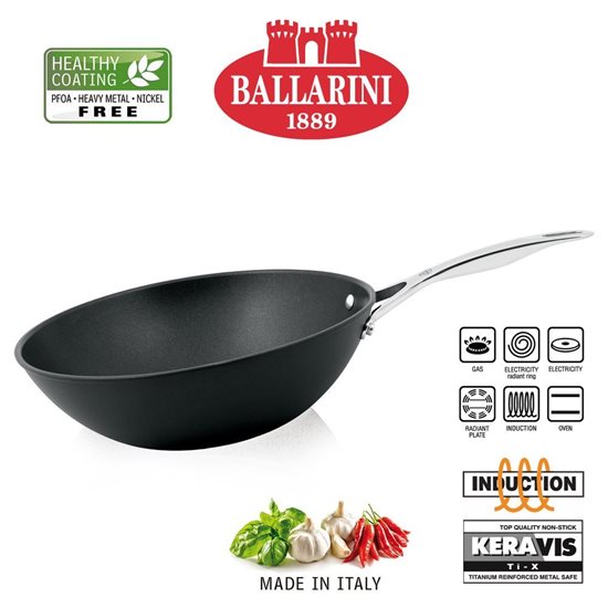 Ballarini Wok serpenyő 30 cm "ALBA"