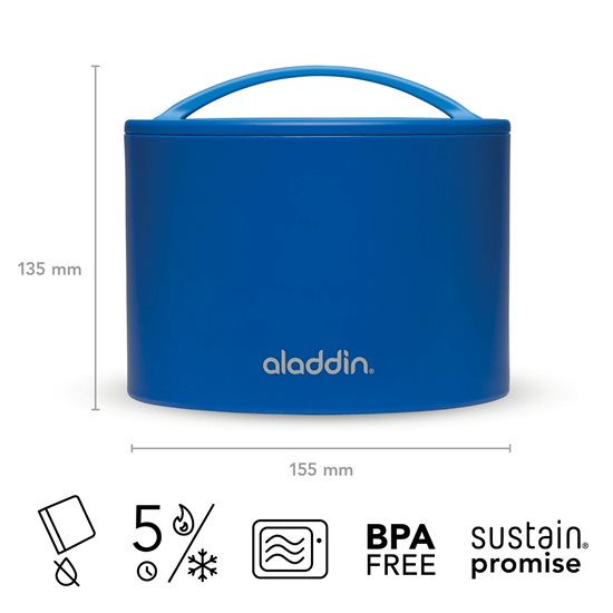 Aladdin - 600 ml-es kék tárolódoboz