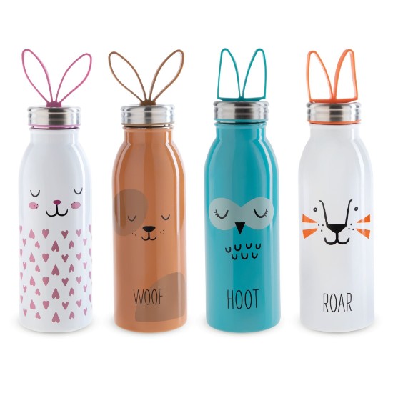 Aladdin Kulacs "Zoo" 430 ml rozsdamentes acél, baglyos