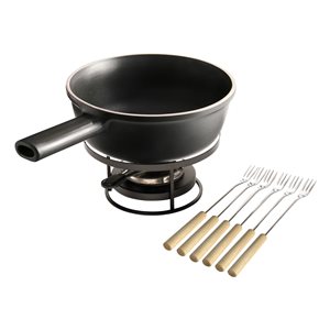 "Delight" fondü szett, 22 cm/2.1 L, <<Slate>> - Emile Henry
