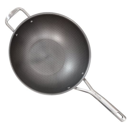 Zokura - 30 cm / 5 literes 3 rétegű tapadásmentes, rozsdamentes acél - wok serpenyő