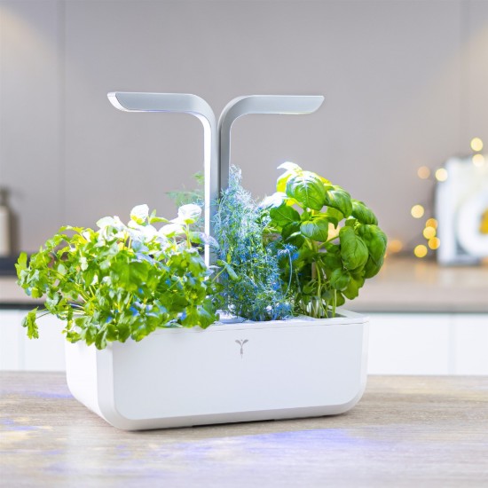 Veritable - 33 x 18,5 x 45 cm-es - "SMART Garden" - Artic White - intelligens növényláda