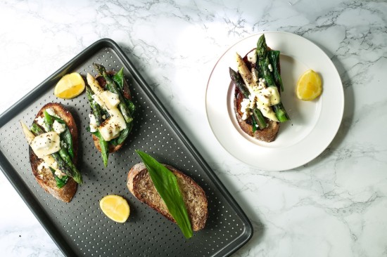 Kitchen Craft - 39 x 27 cm-es acél sütőtepsi, "MasterClass"