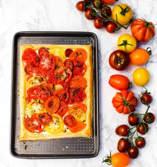 Kitchen Craft - 39 x 27 cm-es acél sütőtepsi, "MasterClass"