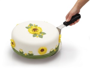 Kitchen Craft tortalapát, 25 cm, rozsdamentes acél