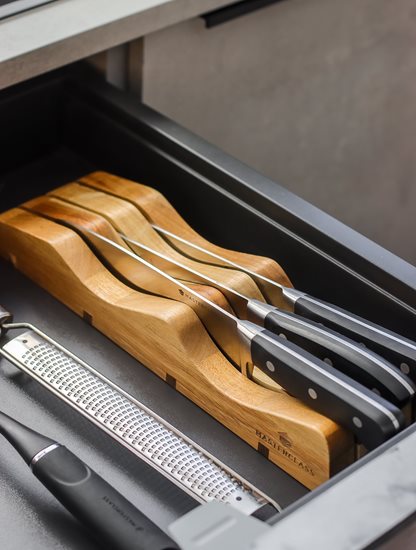 Tartó kések tárolására, 35 x 10 x 5,5 cm, MasterClass - Kitchen Craft